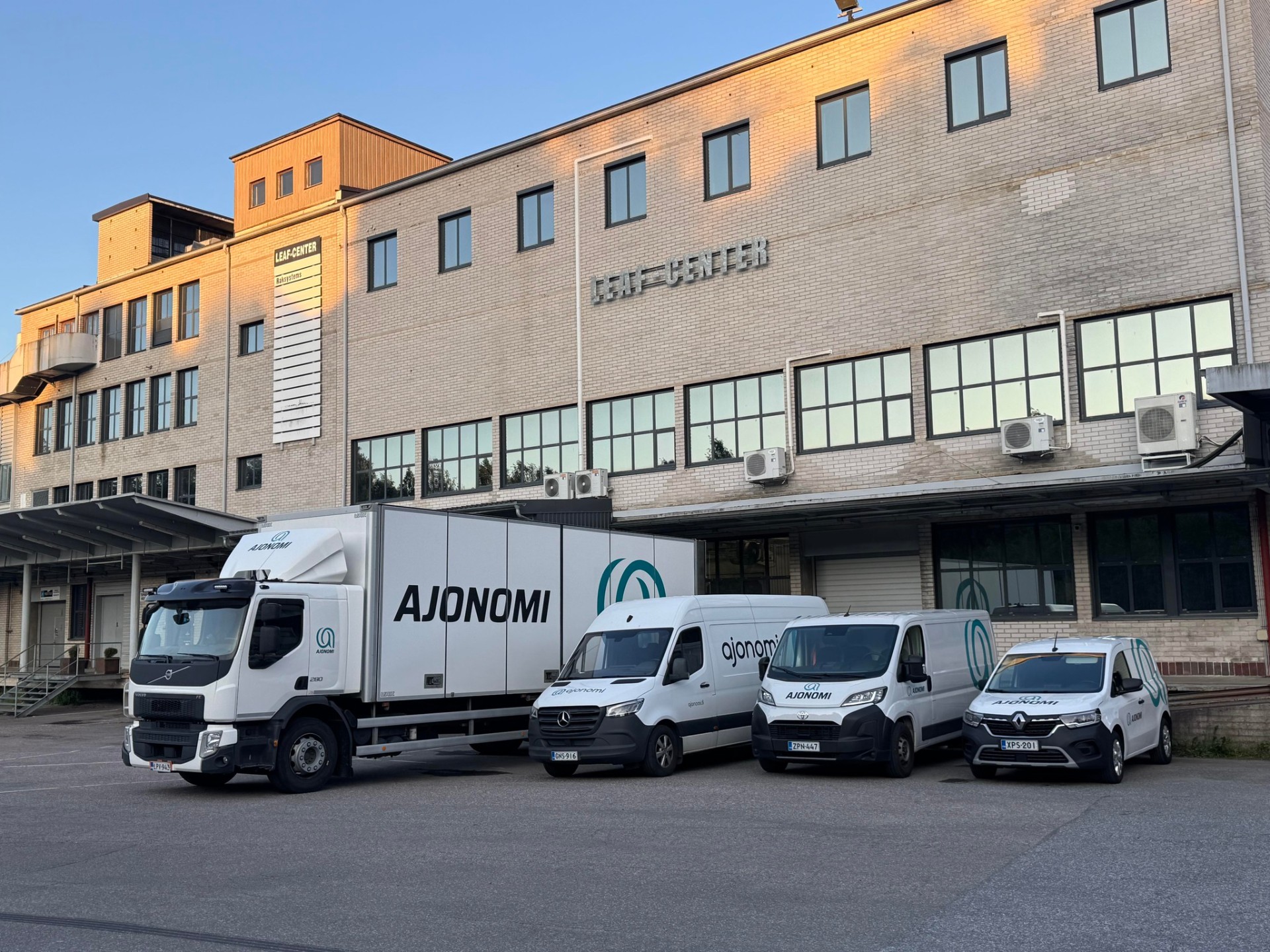 Ajonomin kuljetuskalusto